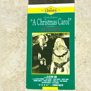 A Christmas Carol VHS 1951 Charles Dickens